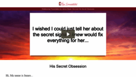 What Hissecretobsession.com website looked like in 2022 (2 years ago)