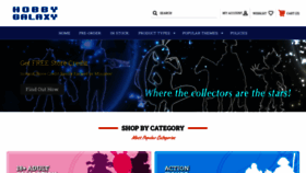 What Hobbygalaxy.com website looked like in 2022 (2 years ago)