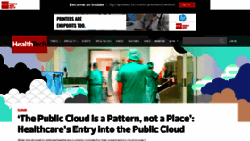 What Healthtechmagazine.net website looked like in 2022 (2 years ago)