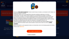 What Hot.at website looked like in 2022 (4 years ago)