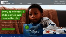 What Homeforgood.org.uk website looked like in 2022 (2 years ago)