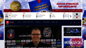 What Hockeyslovakia.sk website looked like in 2022 (2 years ago)