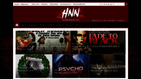 What Horrornews.net website looked like in 2022 (2 years ago)
