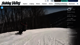 What Holidayvalley.com website looked like in 2022 (2 years ago)
