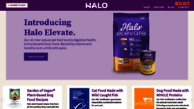 What Halopets.com website looked like in 2022 (2 years ago)