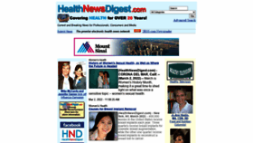 What Healthnewsdigest.com website looked like in 2022 (2 years ago)