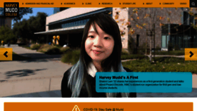 What Hmc.edu website looked like in 2022 (2 years ago)