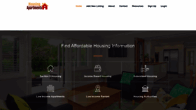 What Housingapartments.org website looked like in 2022 (2 years ago)