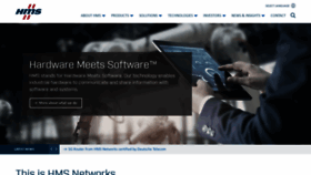 What Hms-networks.com website looked like in 2022 (2 years ago)