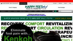 What Happyfeet.com website looked like in 2022 (2 years ago)