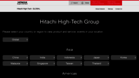 What Hitachi-hightech.com website looked like in 2022 (2 years ago)