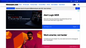 What Himexam.com website looked like in 2022 (3 years ago)