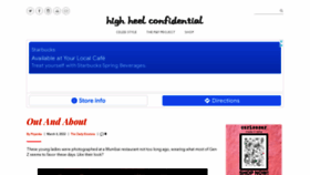 What Highheelconfidential.com website looked like in 2022 (2 years ago)
