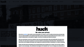 What Huckmag.com website looked like in 2022 (2 years ago)