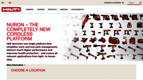 What Hilti.group website looked like in 2022 (2 years ago)