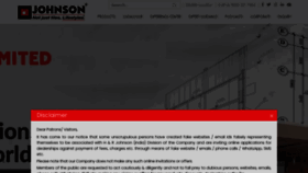 What Hrjohnsonindia.com website looked like in 2022 (2 years ago)