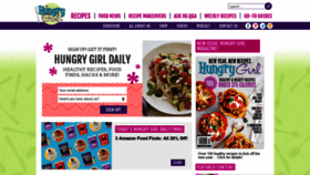 What Hungry-girl.com website looked like in 2022 (2 years ago)