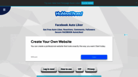 What Hublaalikes.com website looked like in 2022 (2 years ago)