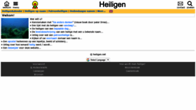 What Heiligen.net website looked like in 2022 (2 years ago)