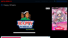 What Happywheels2.io website looked like in 2022 (2 years ago)