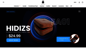 What Hidizs.net website looked like in 2022 (2 years ago)