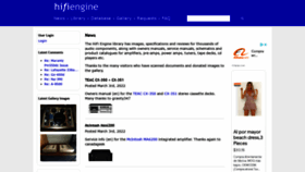 What Hifiengine.com website looked like in 2022 (2 years ago)