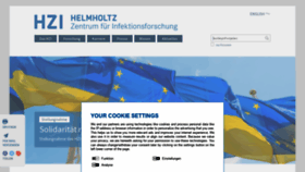 What Helmholtz-hzi.de website looked like in 2022 (2 years ago)