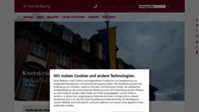 What Heidelberg.de website looked like in 2022 (2 years ago)