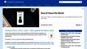 What Howto-outlook.com website looked like in 2022 (2 years ago)