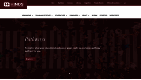 What Hindscc.edu website looked like in 2022 (2 years ago)