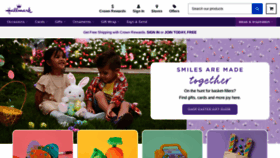 What Hallmark.com website looked like in 2022 (2 years ago)