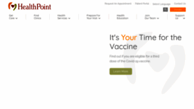 What Healthpointchc.org website looked like in 2022 (2 years ago)