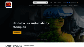 What Hindalco.com website looked like in 2022 (3 years ago)