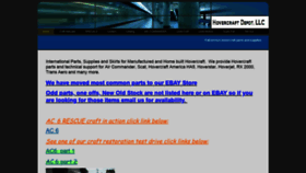What Hovercraftdepot.com website looked like in 2022 (2 years ago)