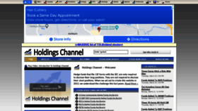 What Holdingschannel.com website looked like in 2022 (2 years ago)