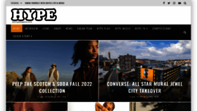 What Hypemagazine.co.za website looked like in 2022 (2 years ago)