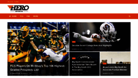 What Herosports.com website looked like in 2022 (2 years ago)