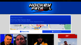 What Hockeypatrol.com website looked like in 2022 (2 years ago)