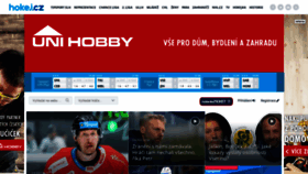 What Hokej.cz website looked like in 2022 (2 years ago)