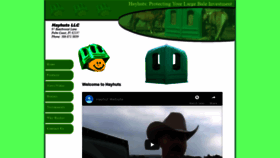What Hayhuts.com website looked like in 2022 (3 years ago)
