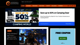 What Hookedgamers.com website looked like in 2022 (2 years ago)