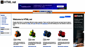 What Html.net website looked like in 2022 (2 years ago)
