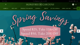 What Honeybeegardens.com website looked like in 2022 (2 years ago)