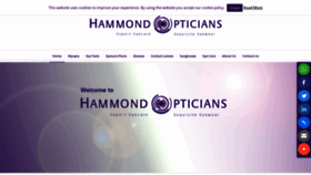 What Hammondopticians.co.uk website looked like in 2022 (2 years ago)