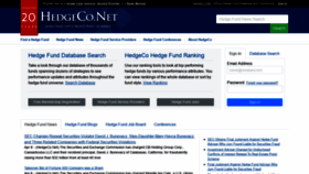What Hedgeco.net website looked like in 2022 (2 years ago)