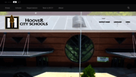 What Hoovercityschools.net website looked like in 2022 (2 years ago)