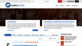What Hopasports.com website looked like in 2022 (3 years ago)