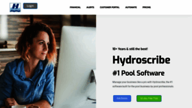 What Hydroscribe.com website looked like in 2022 (2 years ago)