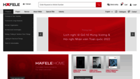 What Hafele.com.vn website looked like in 2022 (2 years ago)
