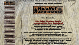 What Heizhof.de website looked like in 2022 (2 years ago)